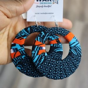 Handmade Ankara(African print) earrings